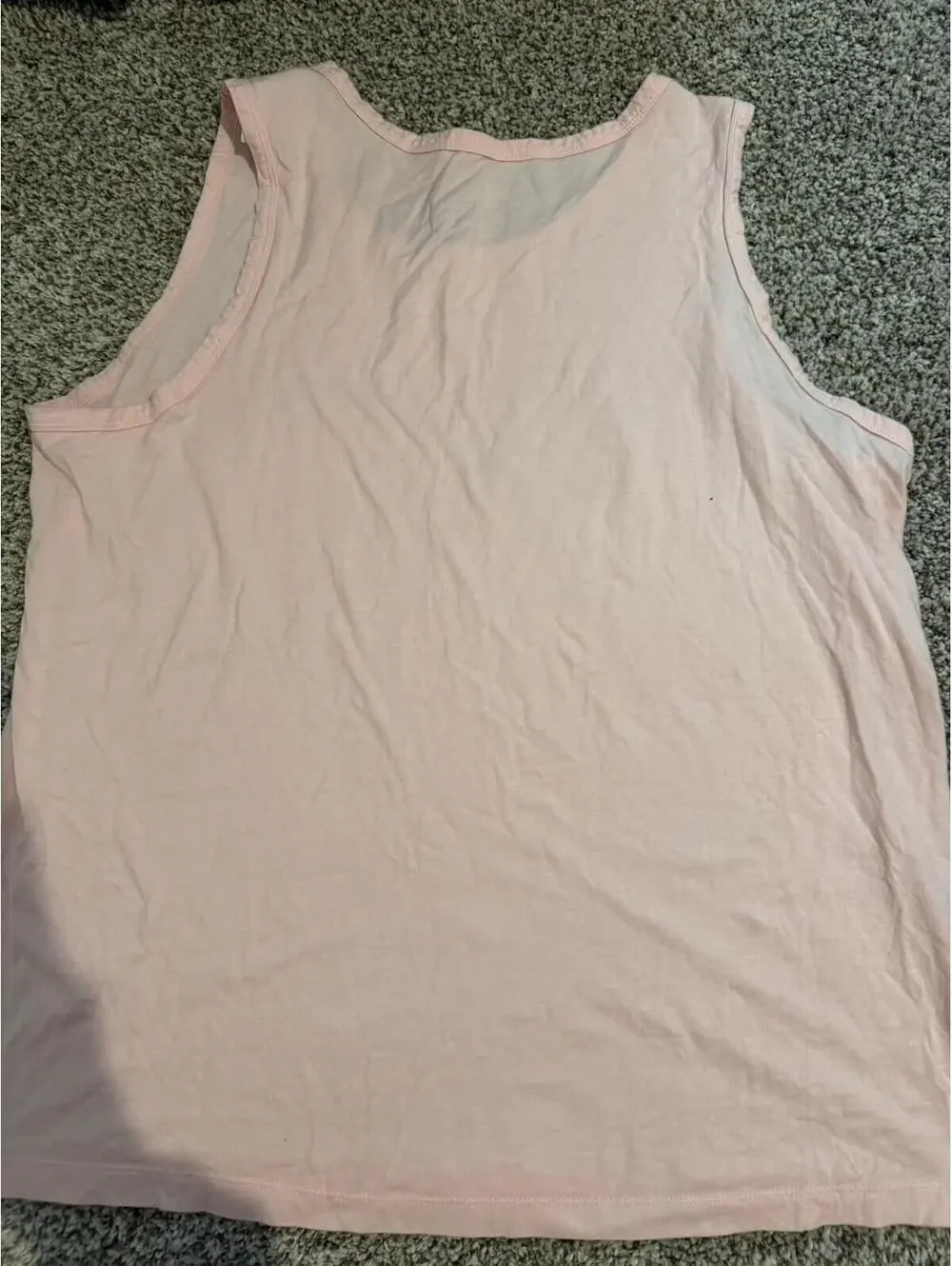 Men’s NIKE Pink Tank For Summer Gym Athletic wear Large - Picture 3 of 3